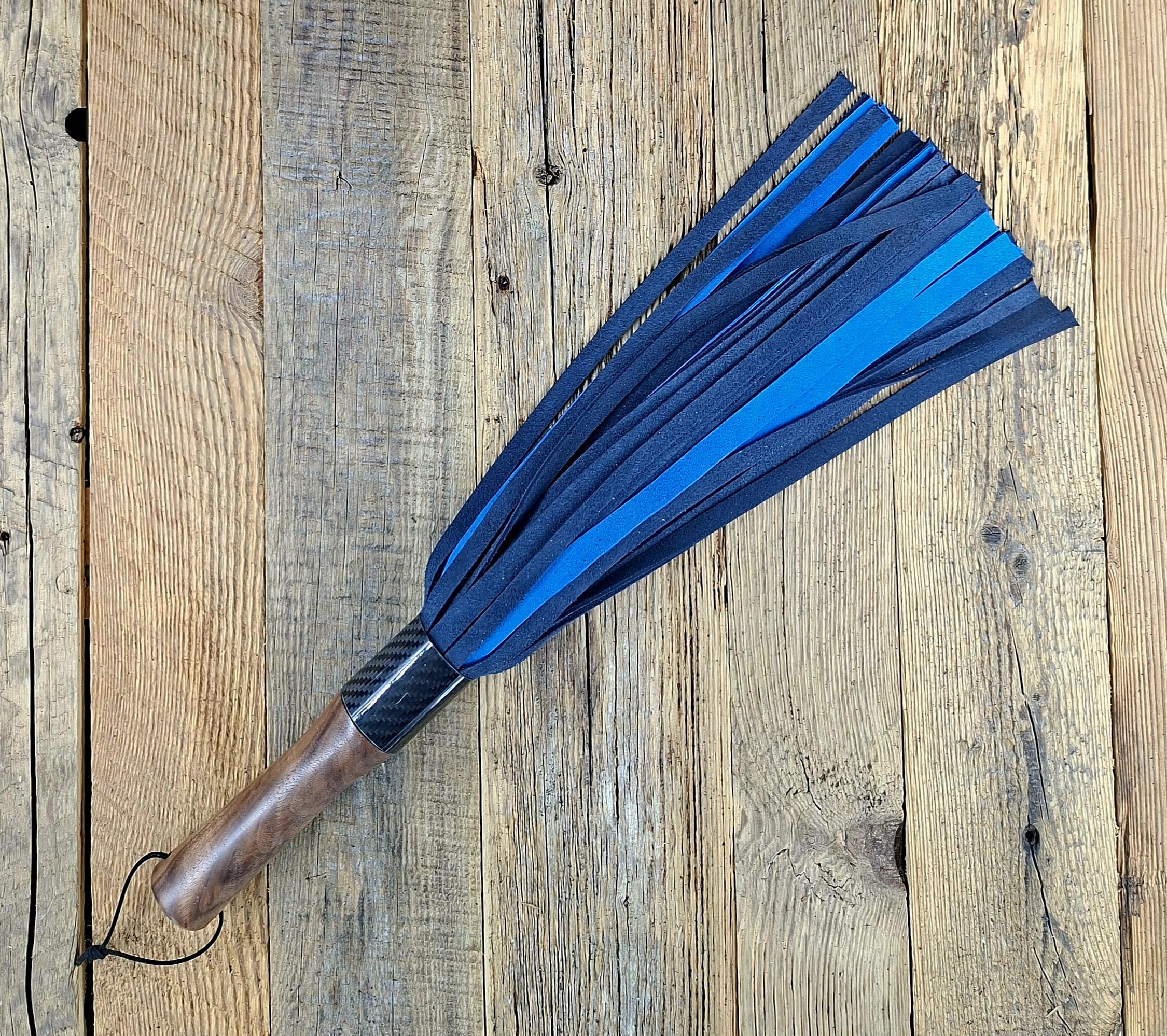XL-Leder-Flogger aus softem Elch- und Kalbsleder