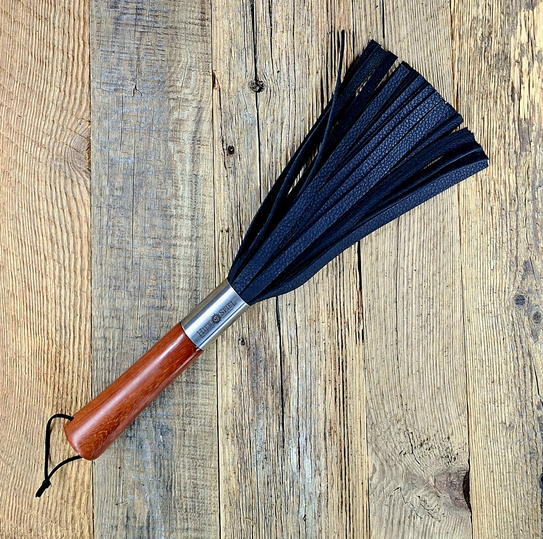 Yak-Leder-Flogger (Padouk)